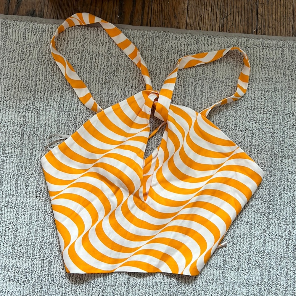 Zara Halter Neck Crop Top